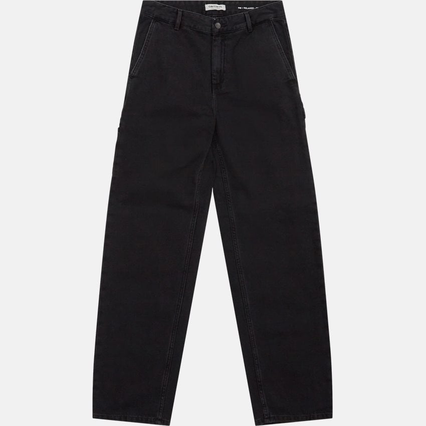 Carhartt WIP Women Jeans W PIERCE PANT STRAIGHT I031251.89.06 BLACK STONE WASHED